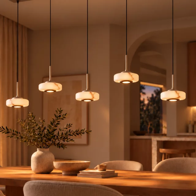 Hanglamp Isabelle 5-lichts zand