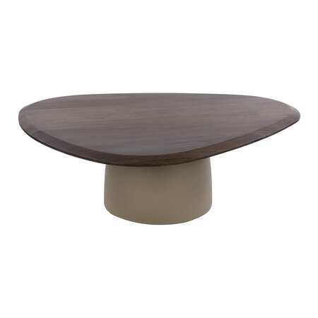 BelaLuz Design salontafel Delia driehoekig beige