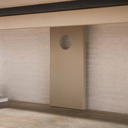 BelaLuz Japandi TV-meubel Ayla 180 cm travertin beige met open vak
