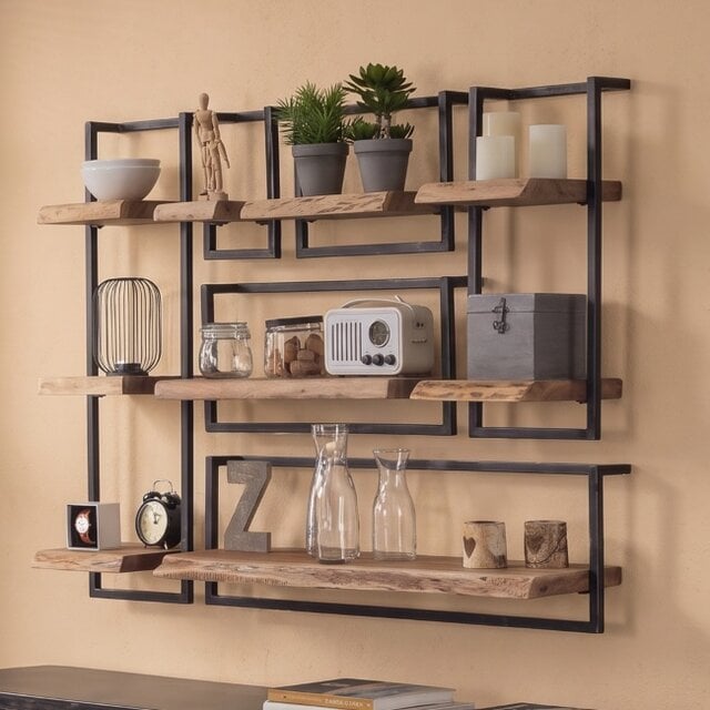 Wandplank Orlando set 2 acaciahout