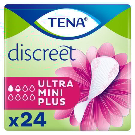 TENA Discreet Ultra Mini Plus inlegkruisjes - 10 pakken