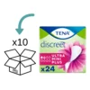 TENA Discreet Ultra Mini Plus inlegkruisjes - 10 pakken