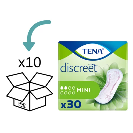 10 pakken - TENA Discreet Mini verbanden