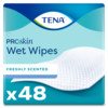 TENA Wet Wipes ProSkin  met dispenser (48 stuks)