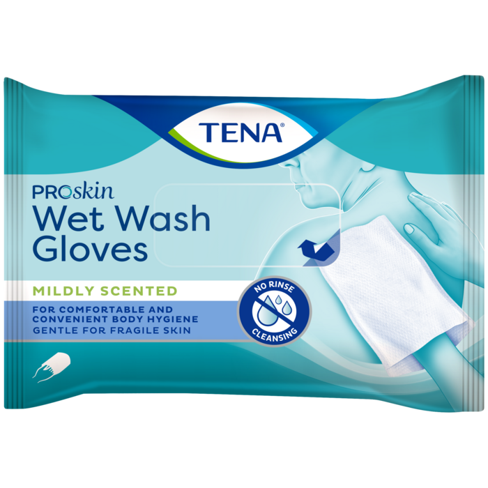 TENA Wet Wash Glove mildly scented 5 of 8 stuks