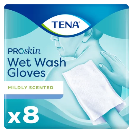 TENA Wet Wash Glove mildly scented 5 of 8 stuks