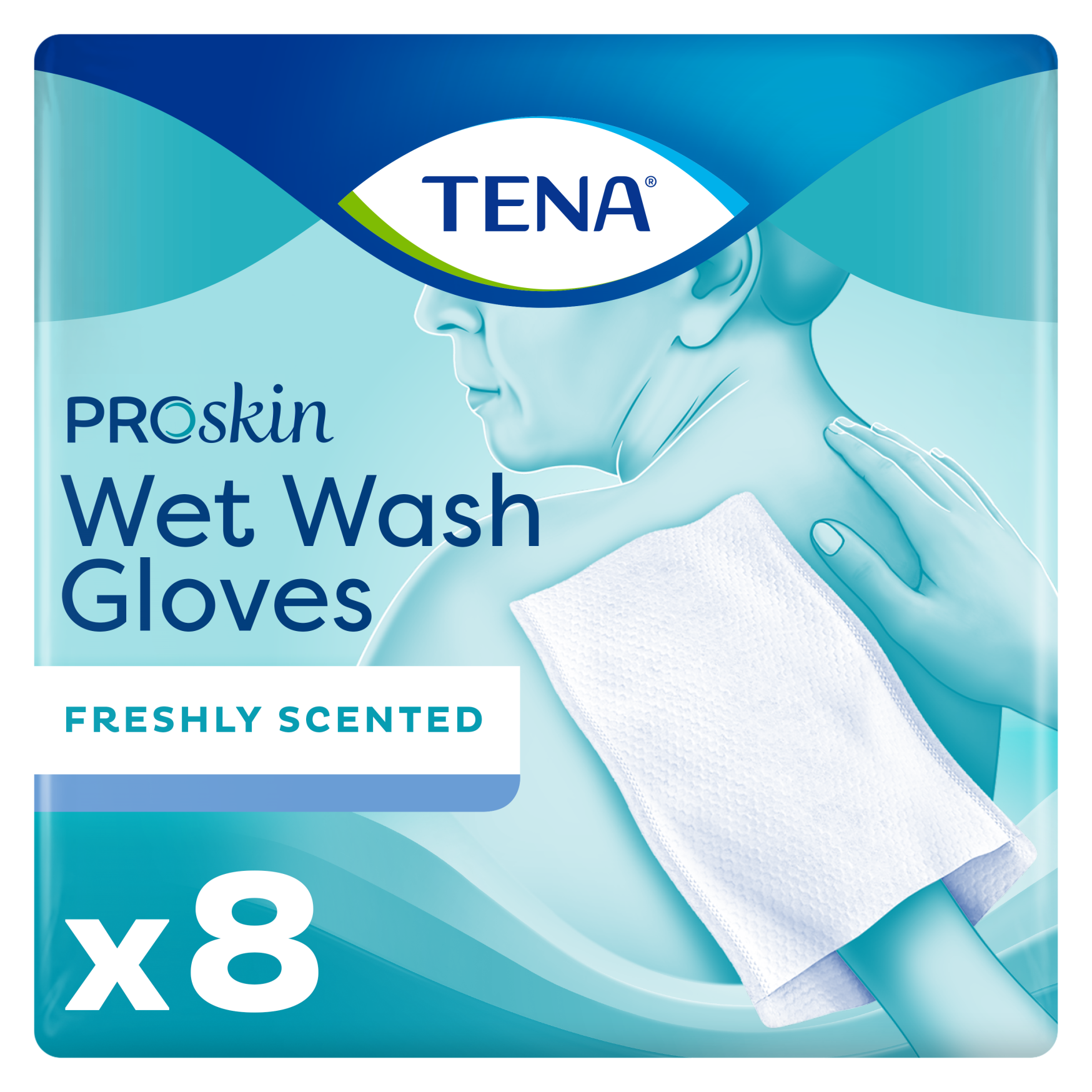 bak Begunstigde stel voor TENA Wet Wash Glove Freshly Scented. | HulpmiddelOnline.nl
