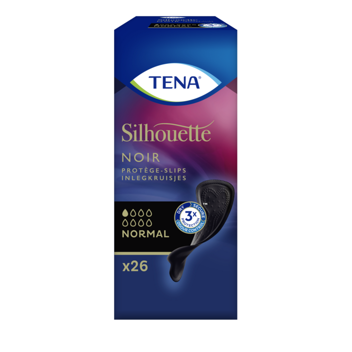 TENA Silhouette Normal Noir Inlegkruisjes
