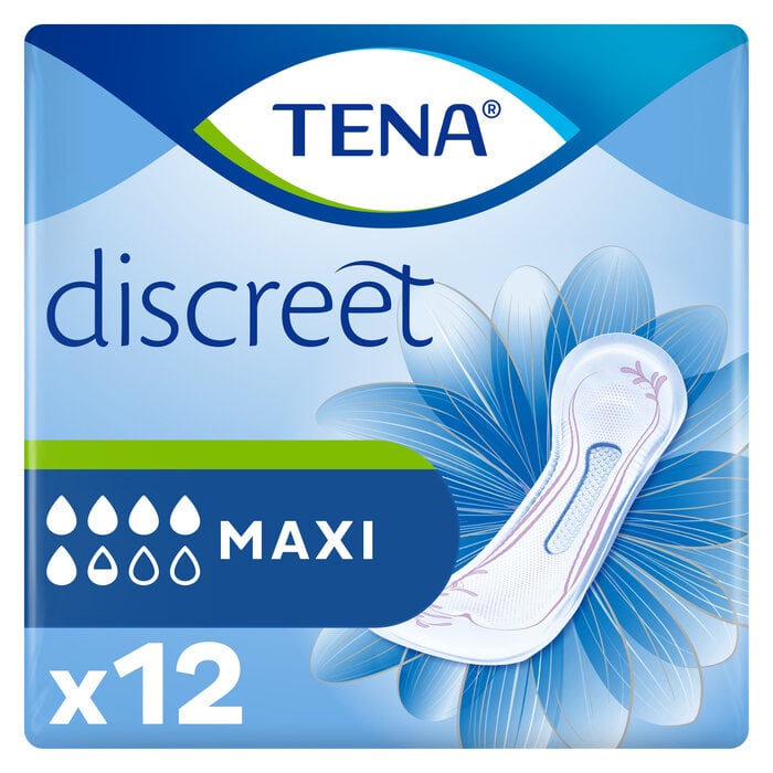 TENA Discreet Maxi verbanden  12 stuks