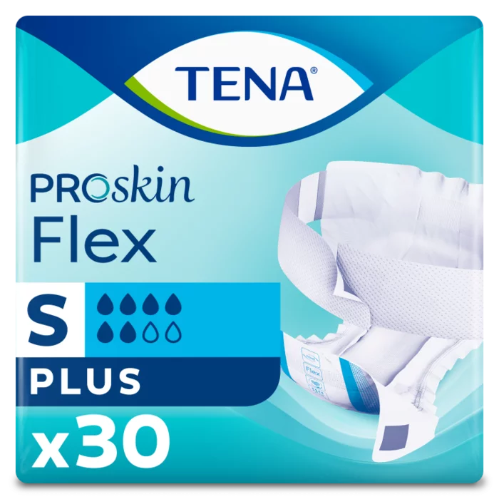 TENA Flex Plus ProSkin (S/ M/ L/ XL). 30 stuks.