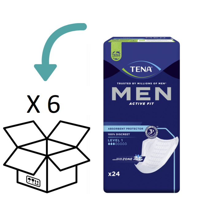 TENA Men Active Fit Level 1  24 stuks - 6 pakken