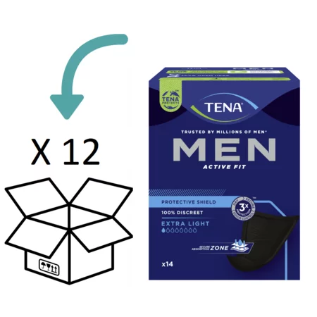 TENA TENA Men Protective Shield  - 12 pakken