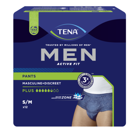 TENA TENA Men Active Fit Pants  S/ M of L/ XL