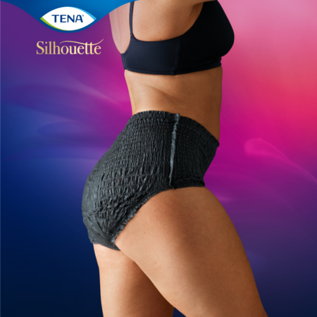 TENA Silhouette Plus High Waist Noir Medium