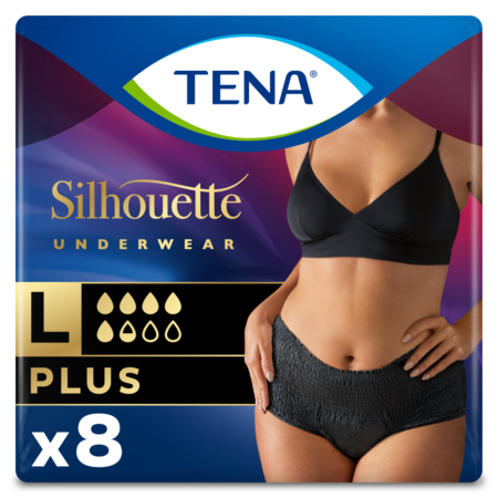 TENA Silhouette Plus High Waist Noir Large