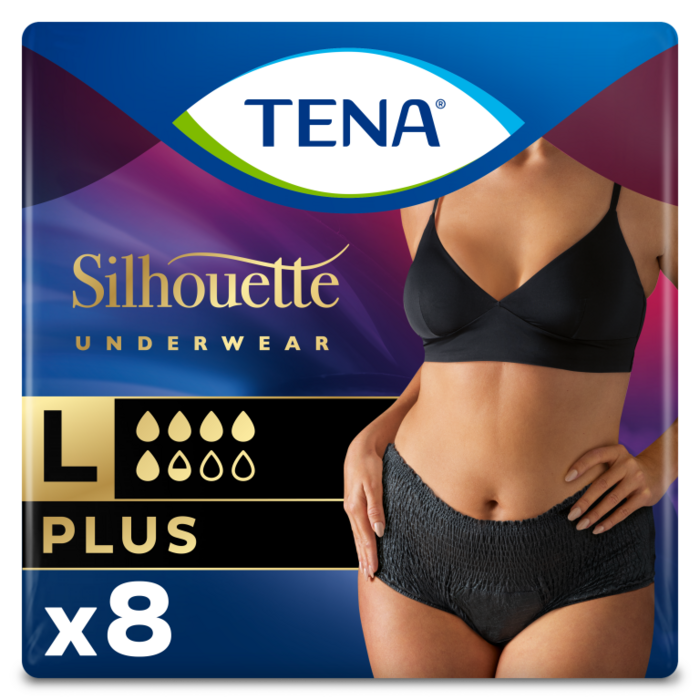 TENA Silhouette Plus High Waist Noir Large