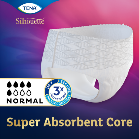 TENA Silhouette Normal Low Waist Blanc  (M/ L) (oude variant)