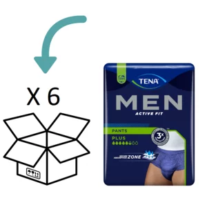 6 pakken TENA Men Active Fit Pants