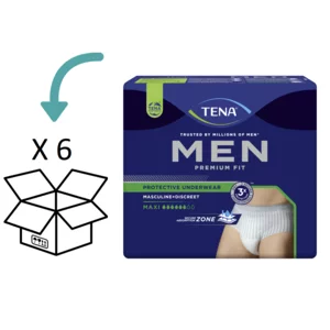 6 pakken TENA Men Premium Fit  (S-XL)