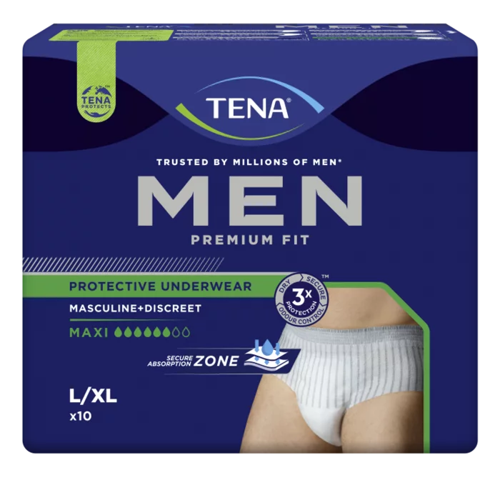 6 pakken TENA Men Premium Fit  (S-XL)