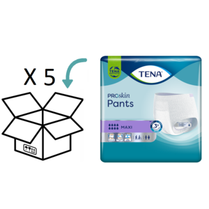 5 pakken TENA Pants Maxi  ProSkin (M, L, of XL)