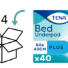 4 pakken  - TENA Bed Plus 60 x 40 cm  - 160 stuks