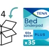 4 pakken - TENA Bed Plus 60 x 90 cm - 140  stuks