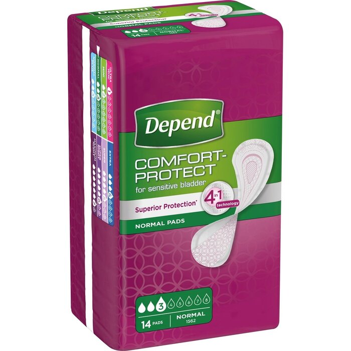 Depend verband Normal - 12 pakken - 168 stuks