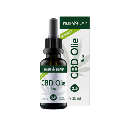 Wedihemp CBD olie RAW 2,5%
