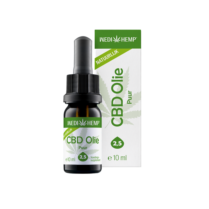Wedihemp CBD olie Puur 2,5%