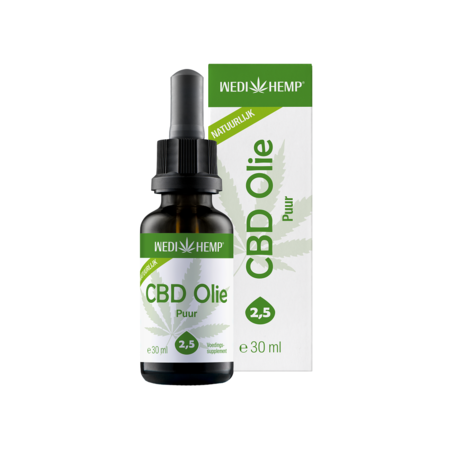 Wedihemp CBD olie Puur 2,5%