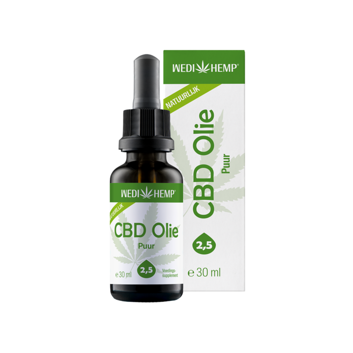 Wedihemp CBD olie Puur 2,5%