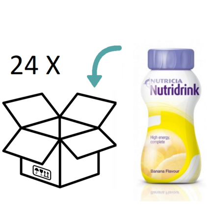 Nutridrink Banaan drinkvoeding 6 x 4 flesjes van 200 ml