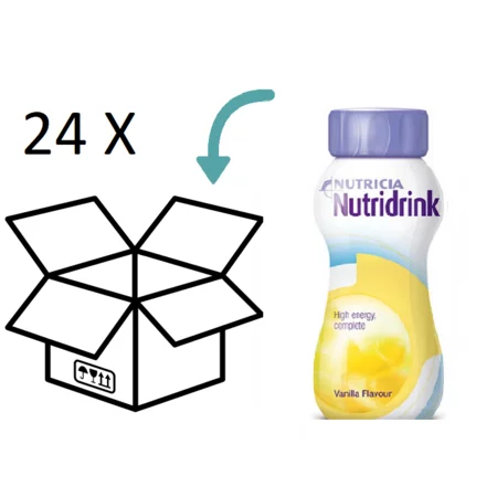 Nutridrink Vanille 6 x 4 flesjes van 200 ml