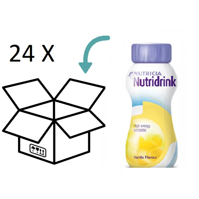 Nutridrink Vanille 6 x 4 flesjes van 200 ml