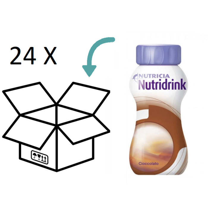 Nutridrink Chocolade 6 x 4 flesjes van 200 ml
