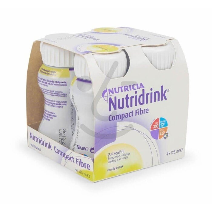 Nutridrink Compact Fibre Vanille - 24 x 125 ml
