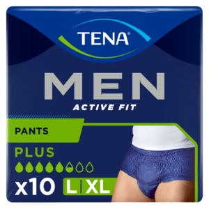 4 pakken TENA Men Active Fit Pants  L/ XL