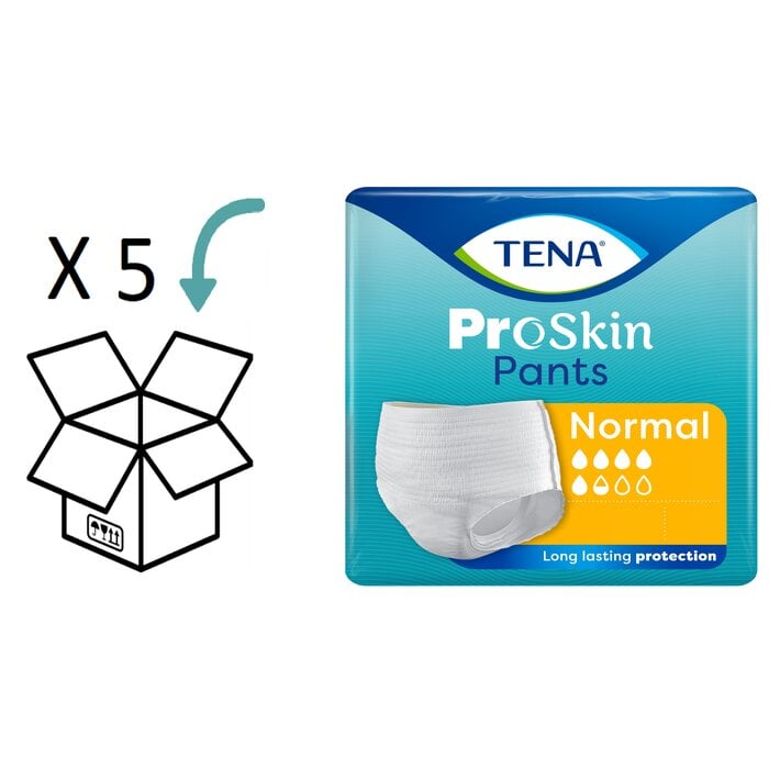 5 pakken TENA Pants Normal  ProSkin (S t/m XL) - Voordeelverpakking