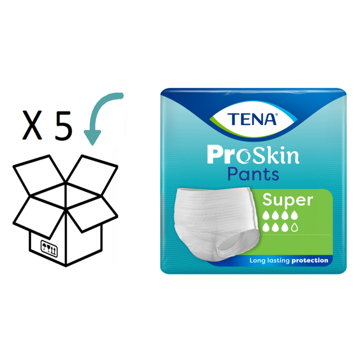 5 pakken - TENA Pants Super ProSkin (S t/m XL)