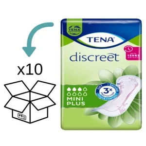 TENA Discreet Mini Plus verbanden- 10 pakken