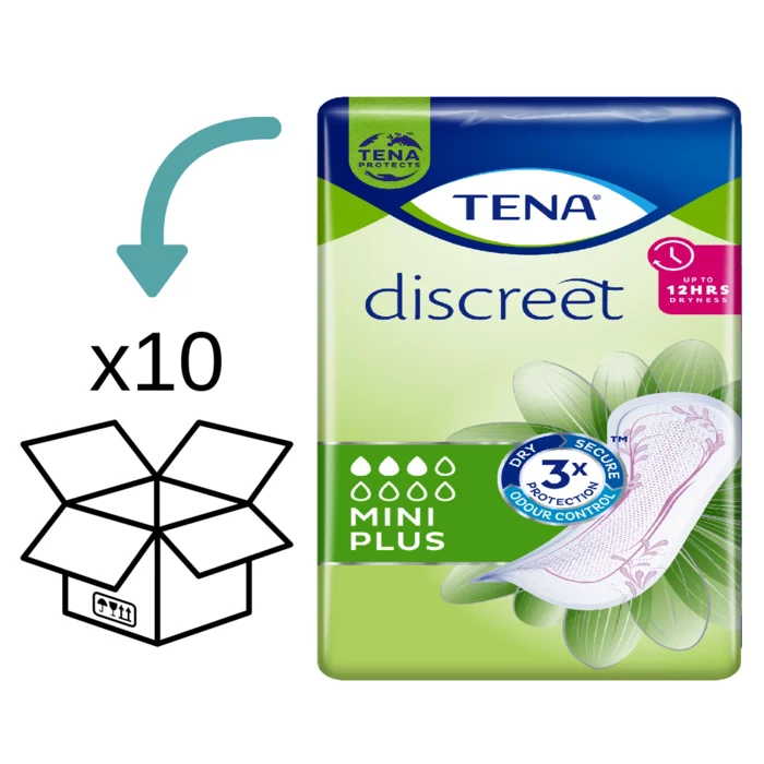 TENA Discreet Mini Plus verbanden- 10 pakken