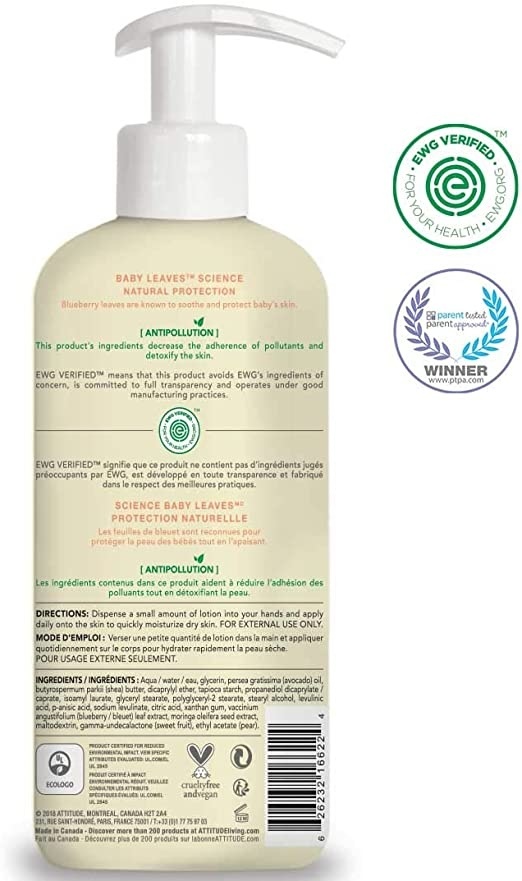 Baby Leaves Bodylotion Peer Nectar - 473ml