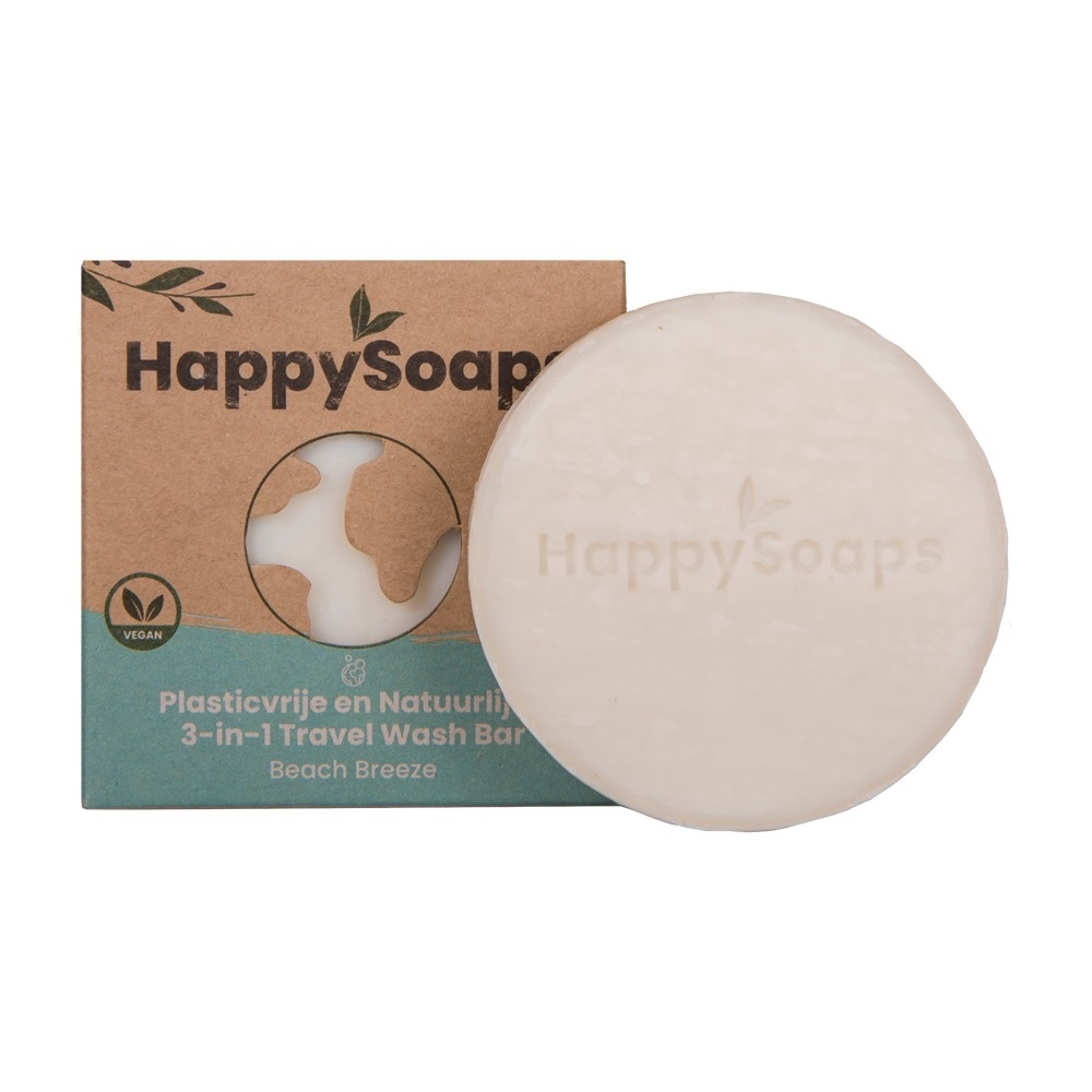 3-in-1 Travel Wash Bar - Beach Breeze - 40g