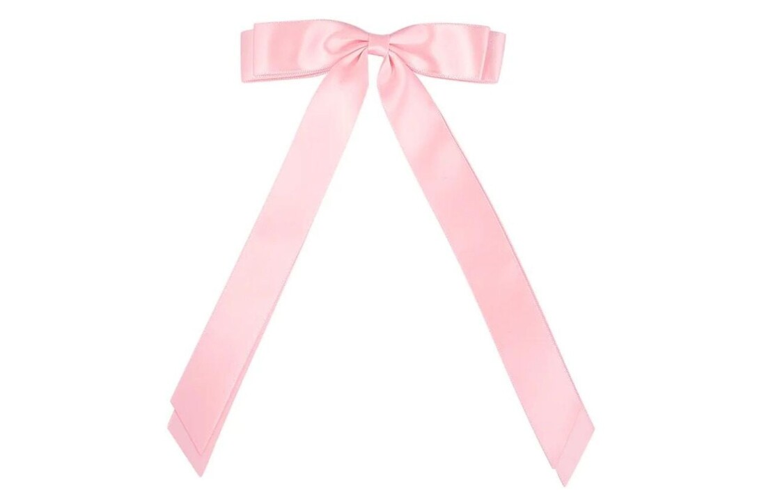 Haarclip met Strik Roze