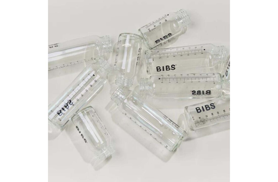 Babyfles Glas - 110ml - Ivory