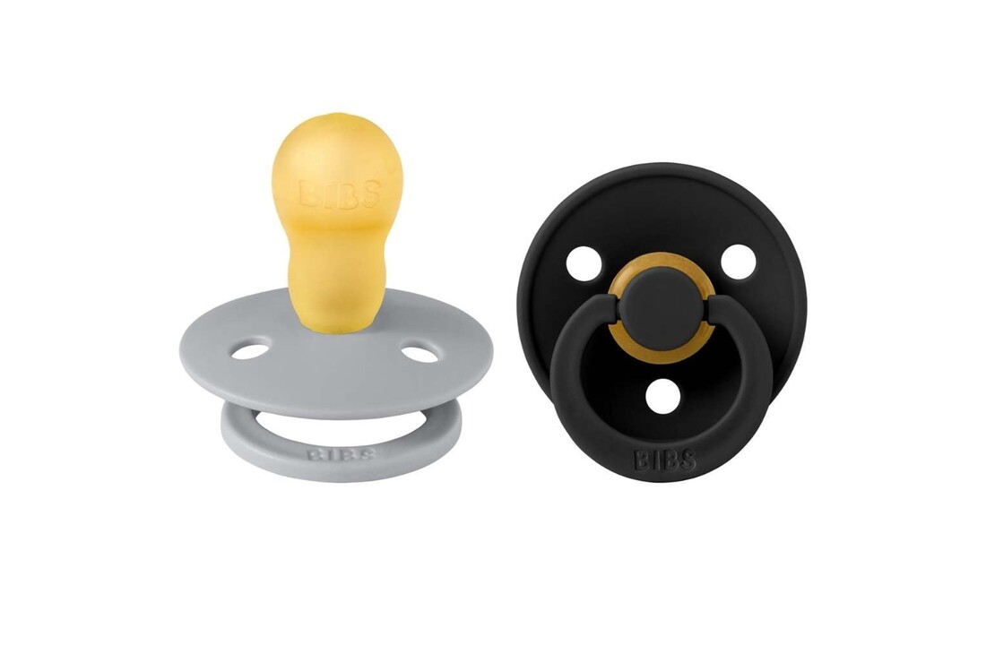 Colour 2 Pack - Cloud/Black - Maat 3 Spenen