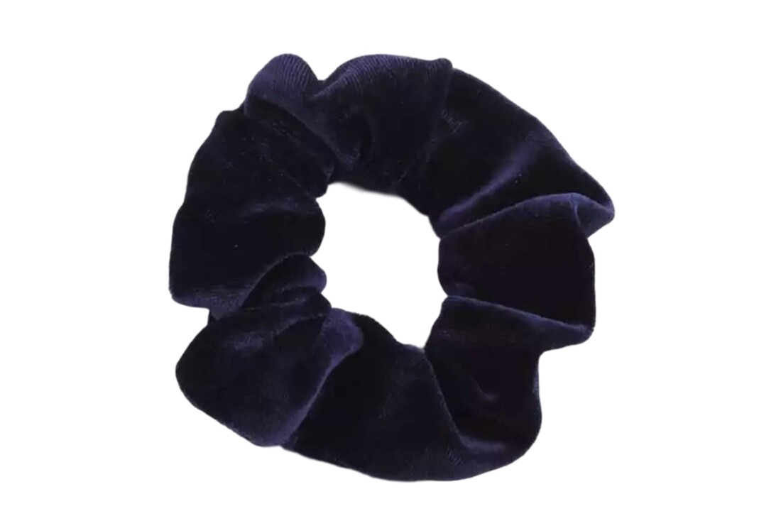All About The Blues Scrunchie Duo Set - Dark Blue & Navy Blue