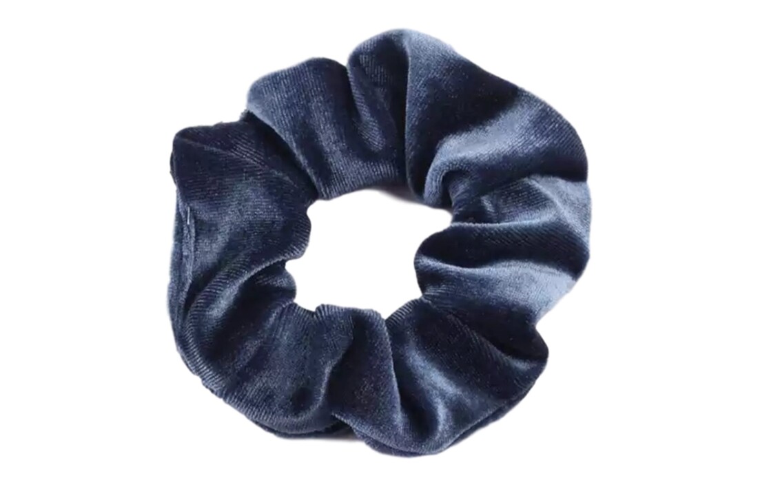 All About The Blues Scrunchie Duo Set - Dark Blue & Navy Blue
