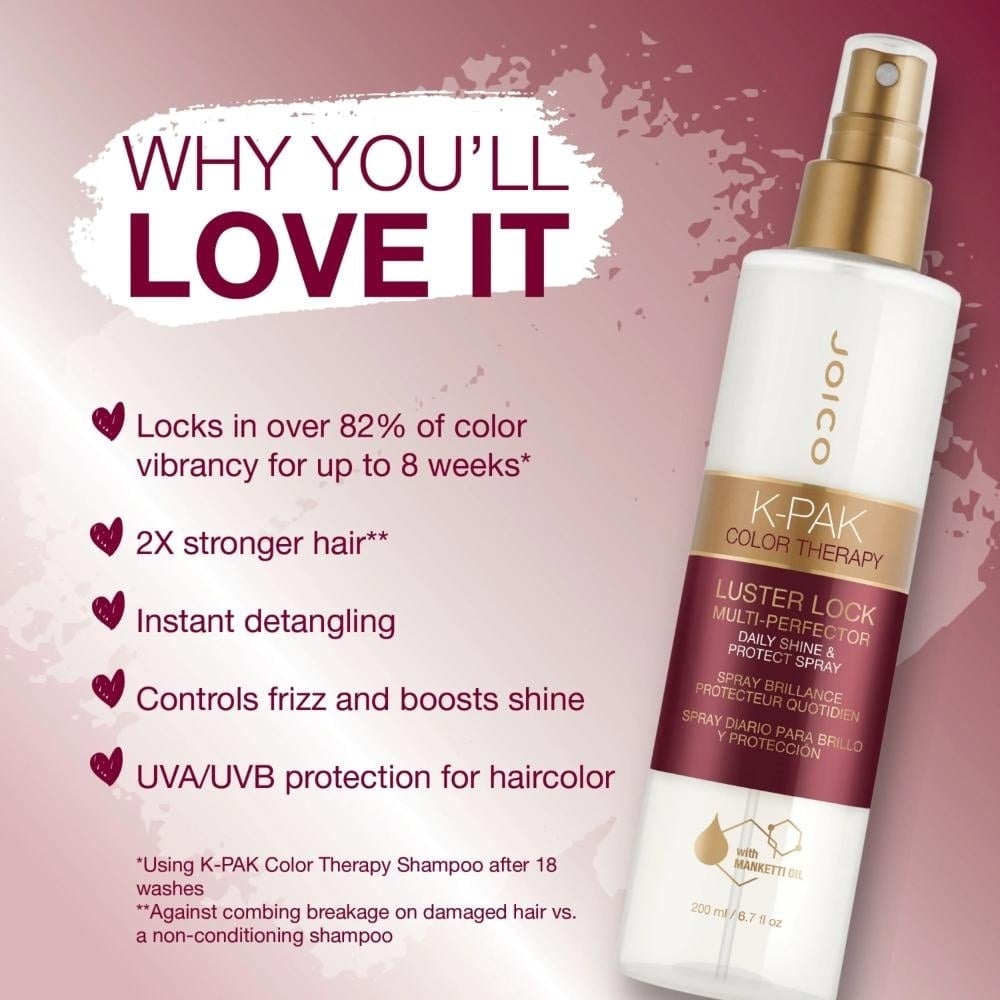 K-Pak Color Therapy Luster Lock Spray - 200ml